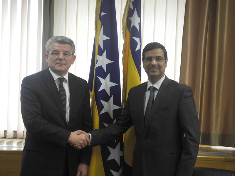 Chairman of the House of Representatives, Šefik Džaferović, spoke with Ambassador of the State of Kuwait